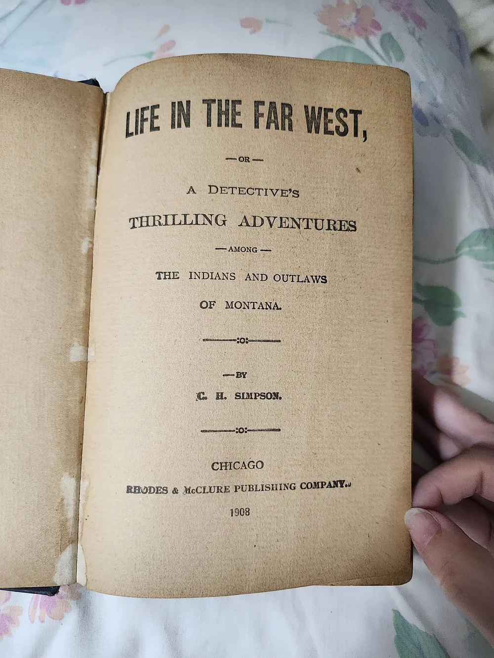 Rare Antique 1908 Copy of 